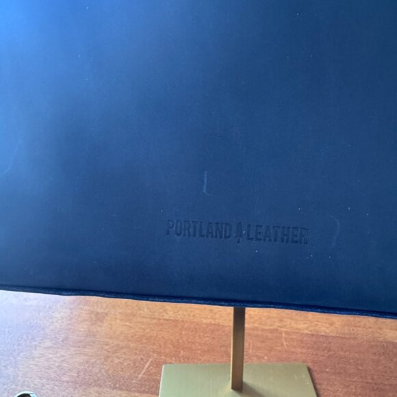 Portland Leather Goods Large Raindrop and Large Bifold Wallet in Deep Water - Picture 3 of 13